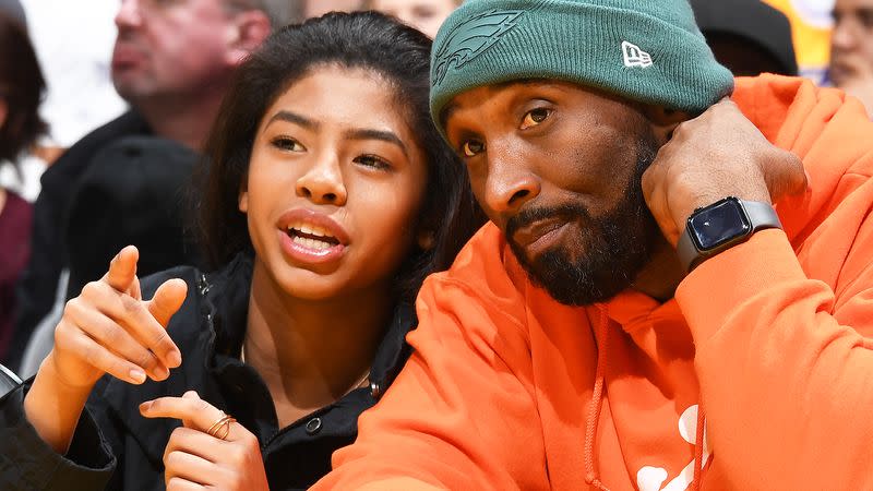 Según los informes, el funeral de Gianna y Kobe Bryant se celebró la semana pasada en Corona del Mar, California. (Foto de Andrew D. Bernstein/NBAE vía Getty Images)  