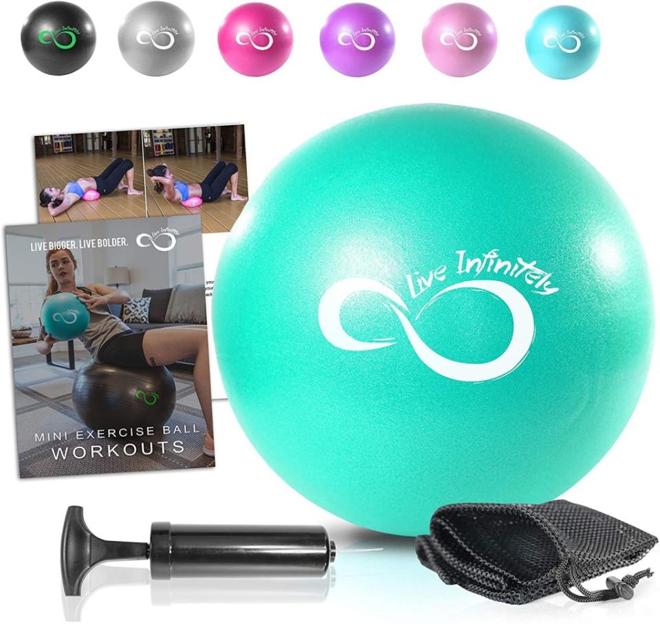 Live Infinitely Best Mini Pilates Ball on Amazon