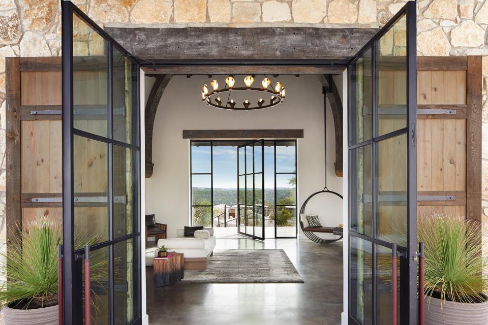 The arrival center at Miraval Austin