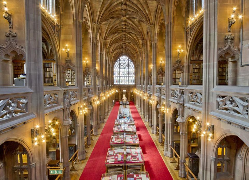10) John Rylands Library in Manchester, England