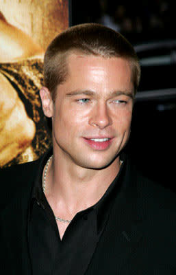 Brad Pitt at the New York premiere of Warner Brothers' Troy