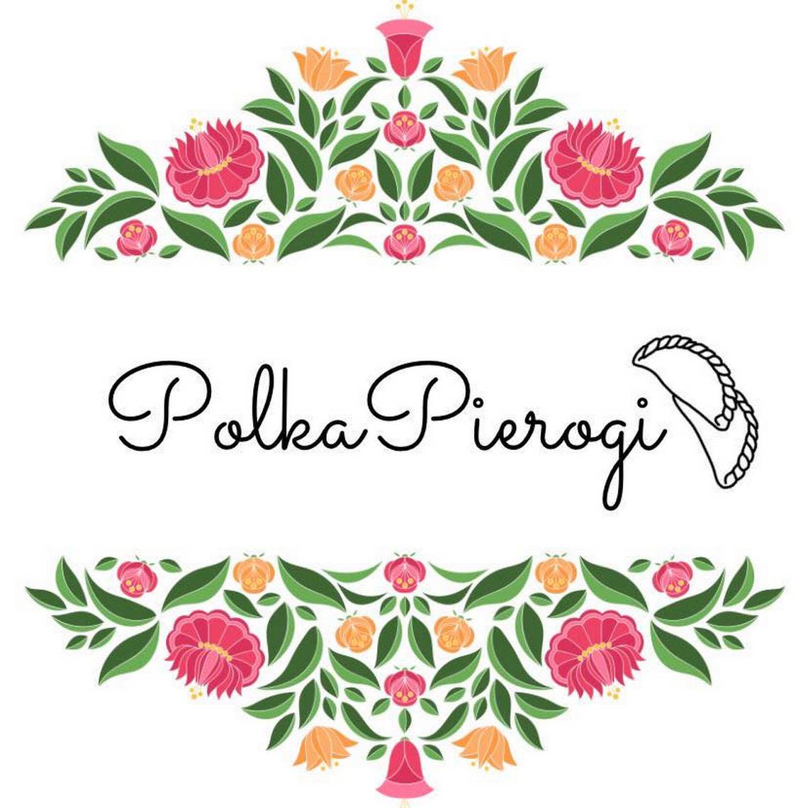 The logo for Polka Pierogi, a business launched at Wichita’s Old Town Farm & Art Market by Caroline Brzuszek-Egan, who was born in Poland