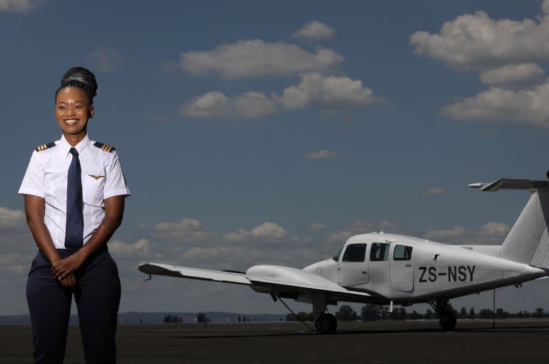 South African pilot shows other women how to take the controls