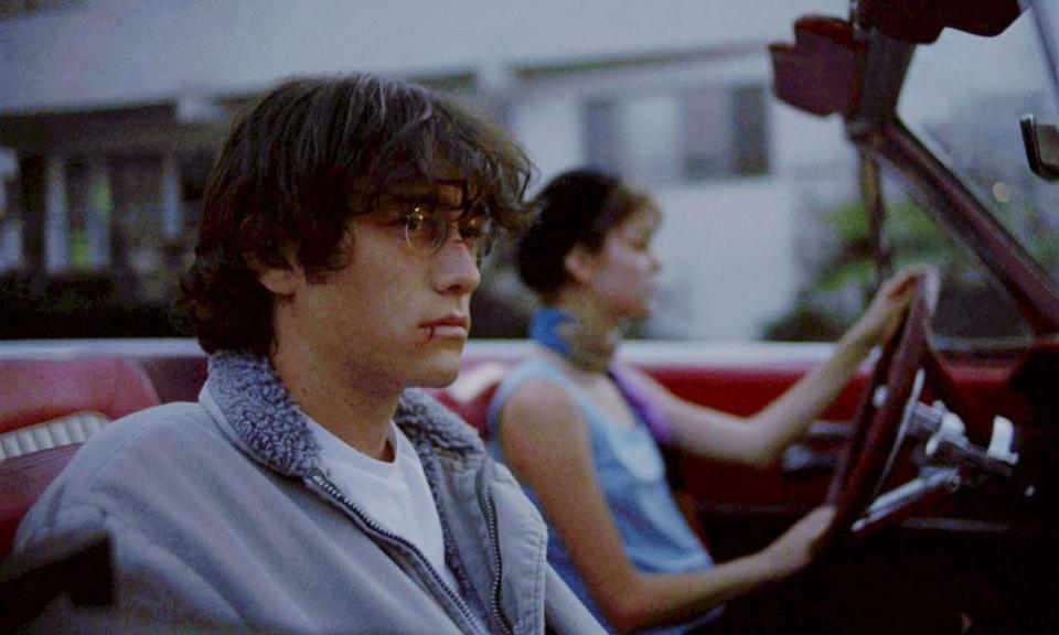 Joseph Gordon-Levitt and Nora Zehetner in Brick, 2006.