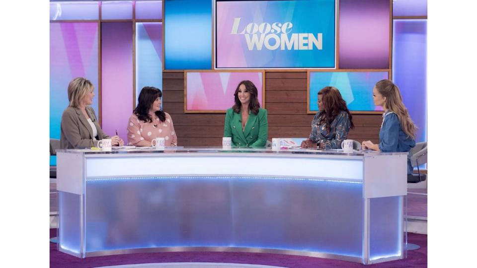 Ruth Langsford, Coleen Nolan, Andrea McLean, Kelle Bryan and Katie Piper on Loose Women