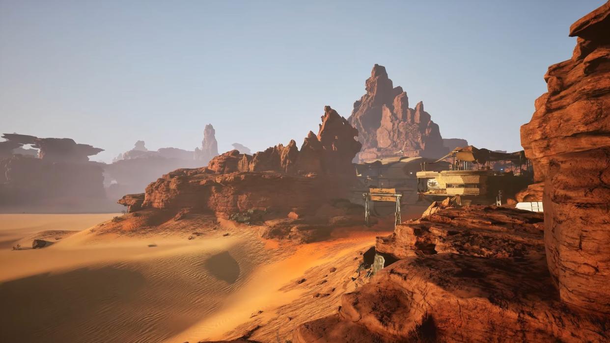  Dune Awakening screenshots of gameplay. 