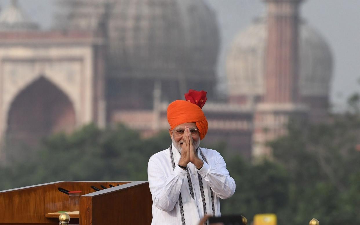 Fringe Hindu fundamentalist groups have been emboldened under Narendra Modi - AFP