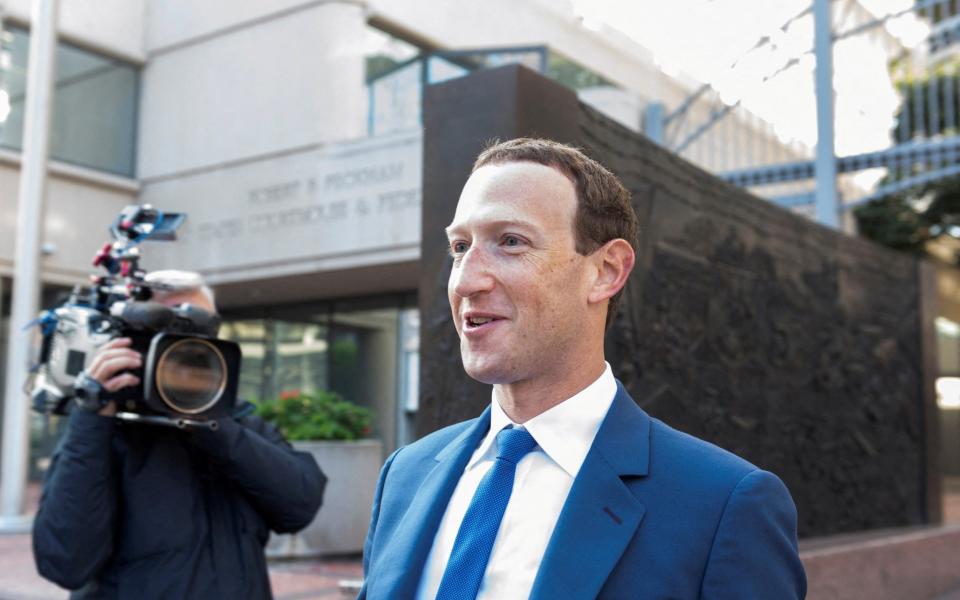 Meta Platforms Chief Executive Mark Zuckerberg leaves federal court after attending the Facebook parent company's defense of its acquisition of virtual reality app developer Within Inc., in San Jose, California, U.S. December 20, 2022. REUTERS/Laure Andrillon - REUTERS/Laure Andrillon