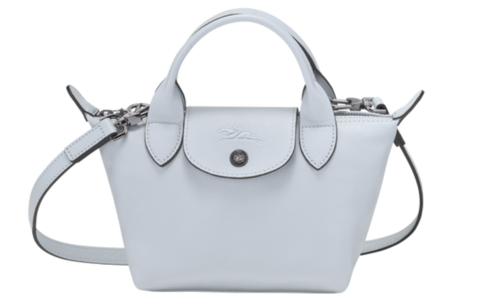 PHOTO: Longchamp. Le Pliage Cuir Top Handle Bag XS