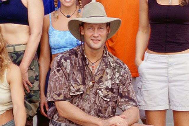 <p>Monty Brinton/CBS via Getty</p> John Raymond on 'Survivor: Thailand' in 2002.