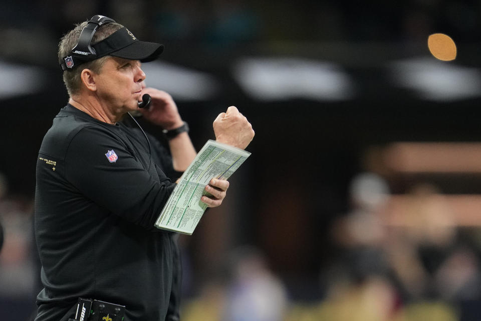 Sean Payton has a big task in front of him in trying to resurrect Russell Wilson&#39;s greatness and turn the Broncos into a Super Bowl contender. (Photo by Cooper Neill/Getty Images)