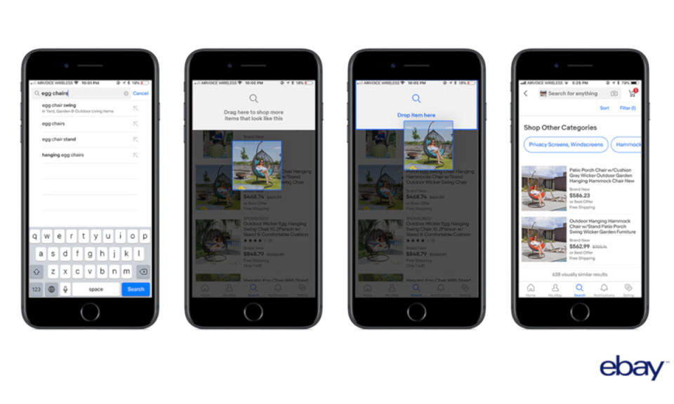 Last year, eBay launched a visual search capability for its mobile app that