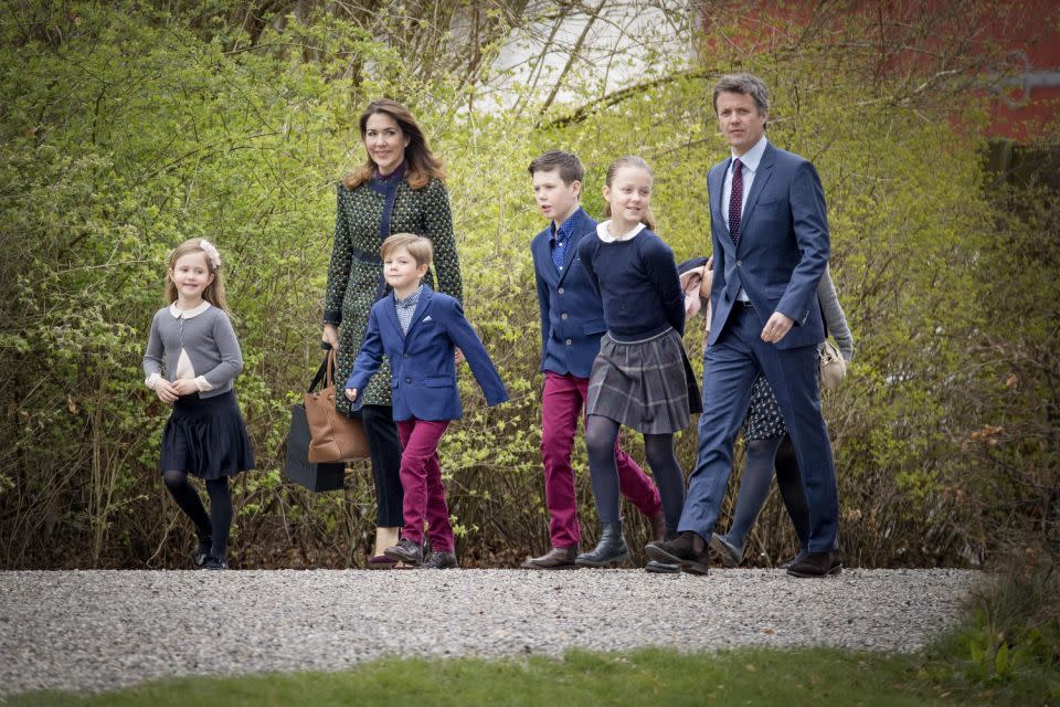 Princess Mary and Prince Frederik have their hands full with their four children. Photo: Getty