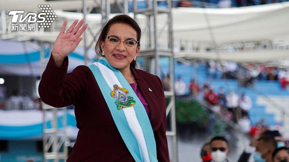 卡斯楚成為宏都拉斯首位女總統。（圖／達志影路透社）