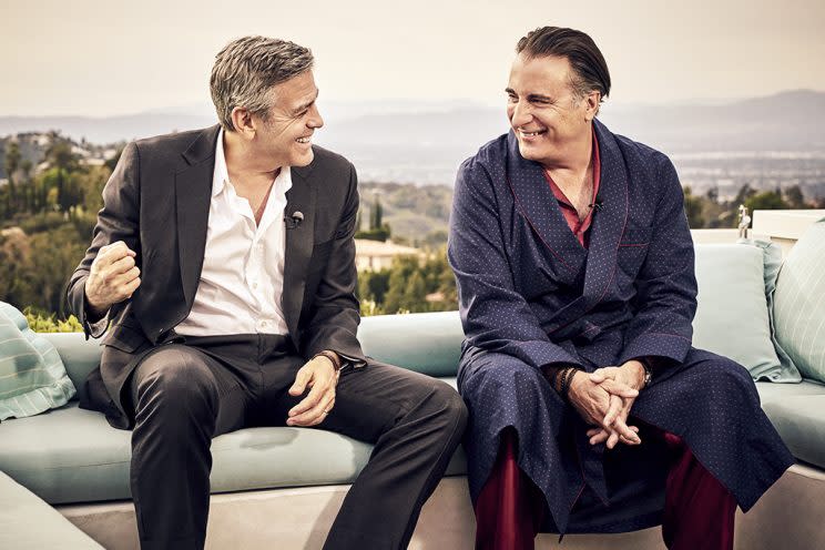 George Clooney and Andy Garcia reunite for a new Nespresso commercial. 