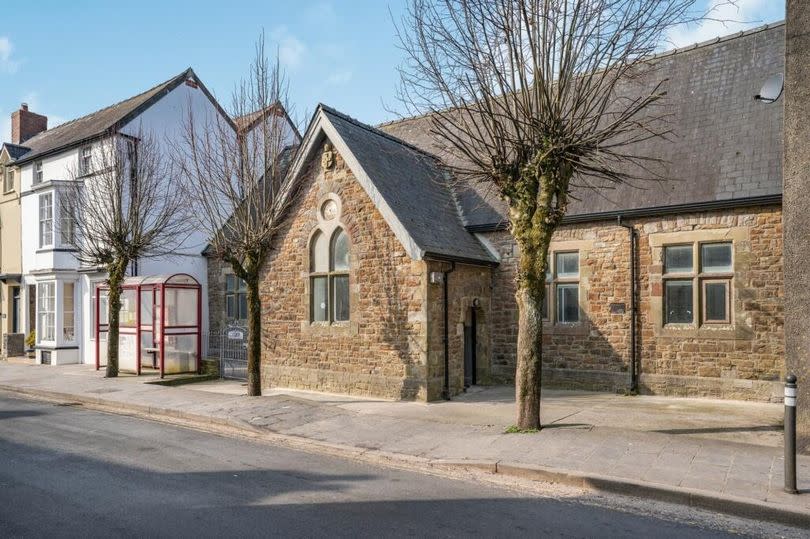 The converted school house in Laugharne