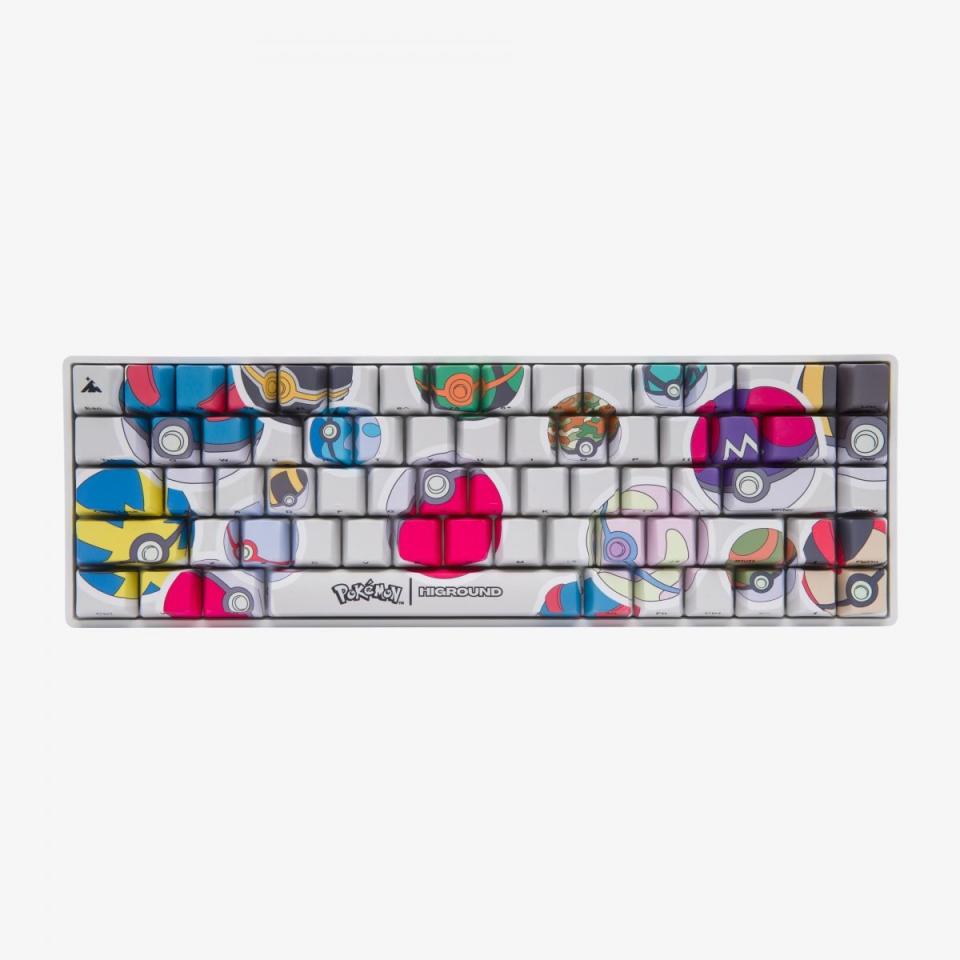 higround pokemon keyboard poke ball stickers