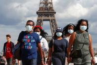 France requires masks inside public places