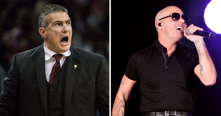 Frank Martin loves him some Pitbull. (AP)