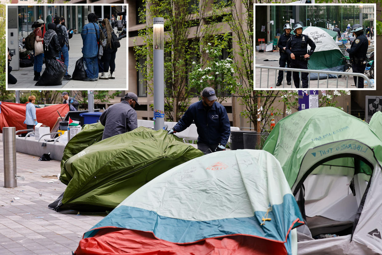 NYU encampment protest cleared by NYPD