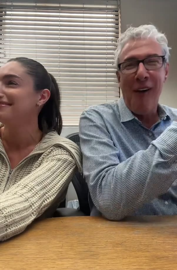 Julia trolled her dad saying she becomes acting VP when he’s out and saying she’s “always had a passion for structural steel” in the clip. tiktok.com/@juliapennachio