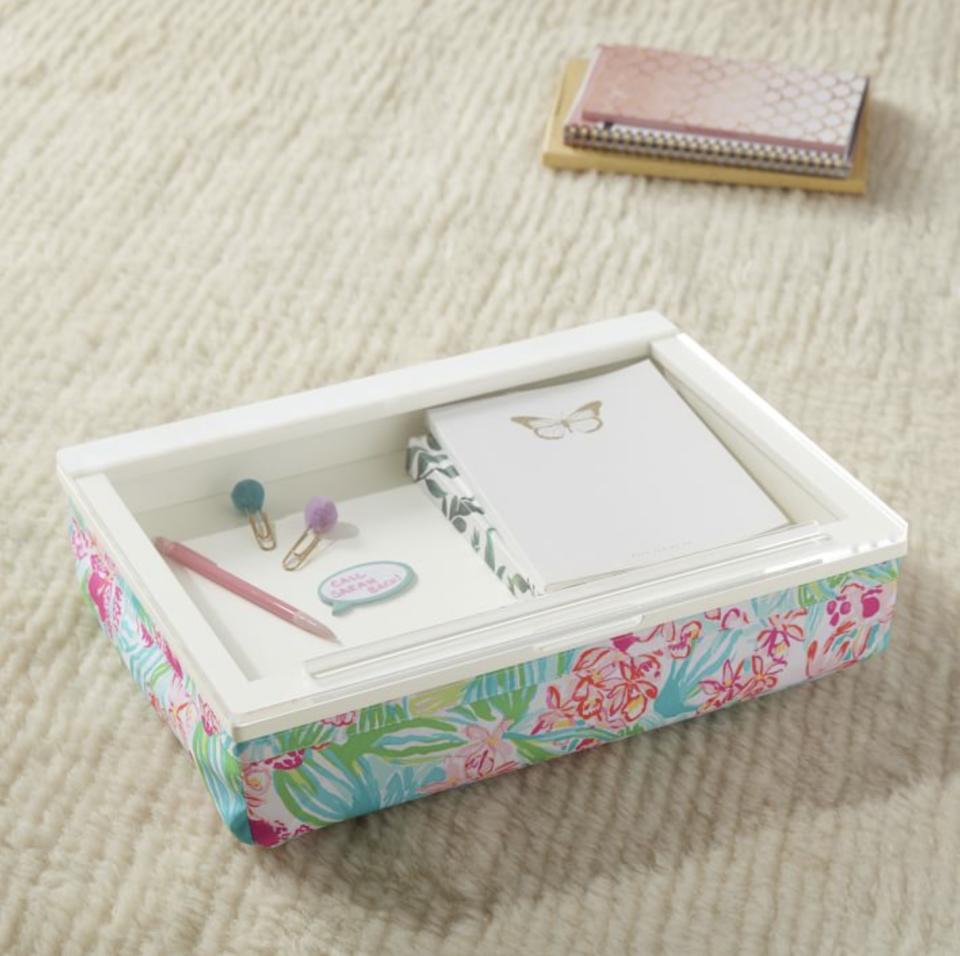 15) Lilly Pulitzer Acrylic Super Storage Lapdesk