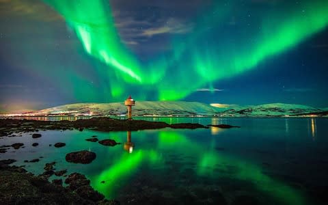 The Northern Lights (as seen over Tromso) - Credit: © Rowan Romeyn / Alamy Stock Photo/Rowan Romeyn / Alamy Stock Photo