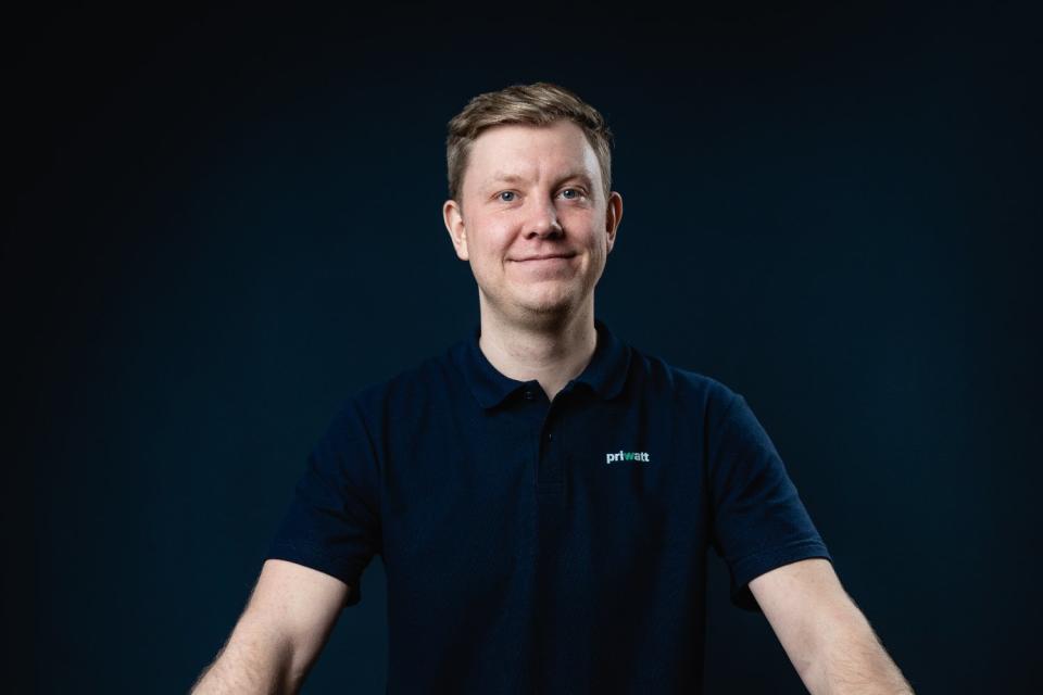 Lukas Hoffmeier (28) hat Priwatt 2020 mitgegründet.