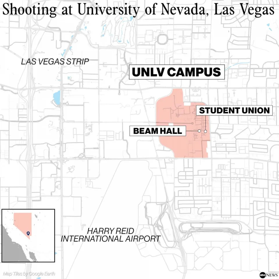 PHOTO: Shooting at University of Nevada, Las Vegas (ABC News)