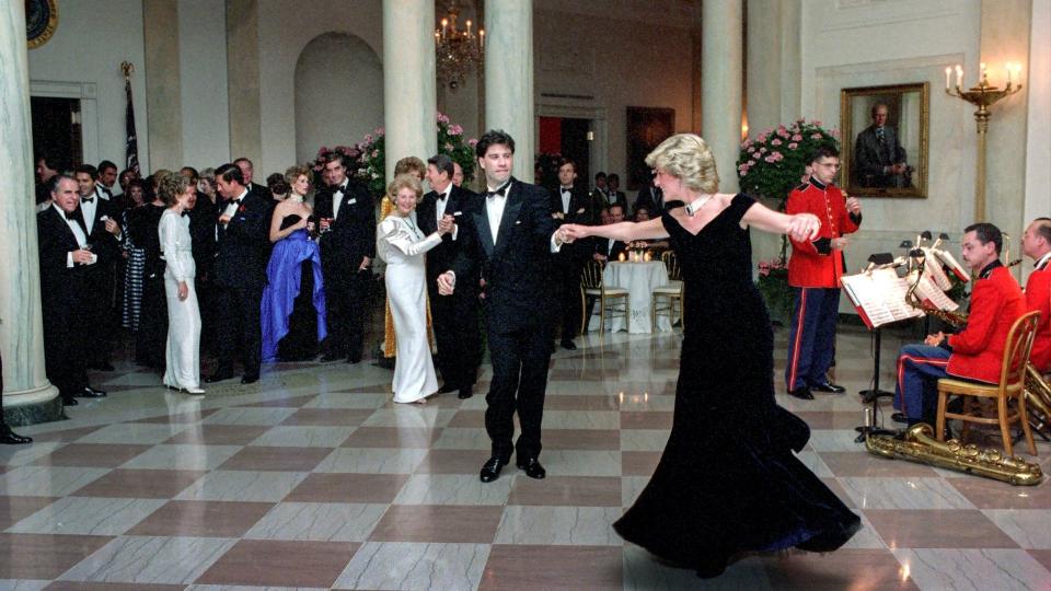 When she danced with John Travolta