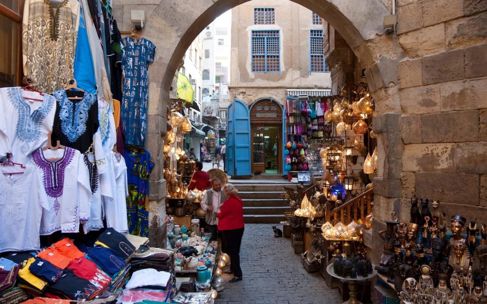 Cairo Khan el-Khalili bazaar district travel kids holidays egypt - Getty