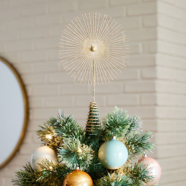 Glitter Starburst Tree Topper