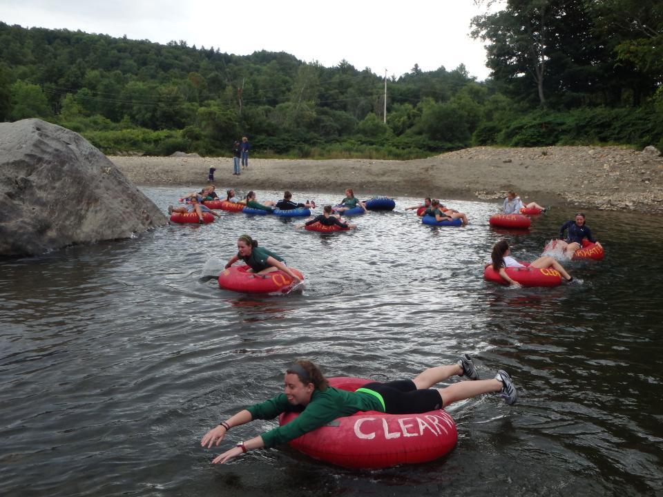 Those looking for a more casual route down local waterways can embark on a tubing expedition, which is a downright relaxing experience when water levels cooperate.