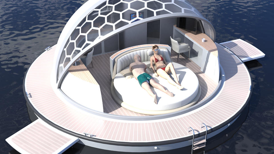 Jet Capsule's new floating Pearlsuite