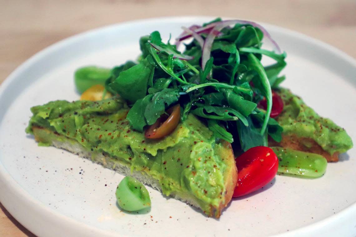 Avocado toast on the daily brunch menu at il Modo. Handout photo