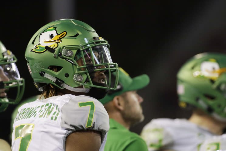 Utah gave Darren Carrington a second chance after Oregon dismissed the standout receiver. (AP)