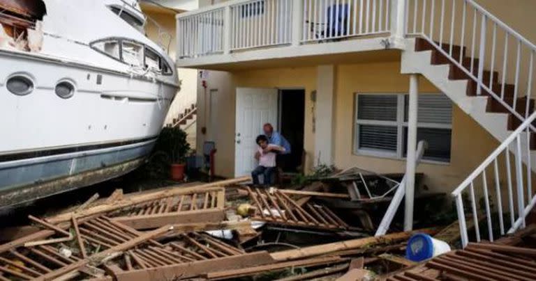 Los daños materiales son gigantescos en Florida.