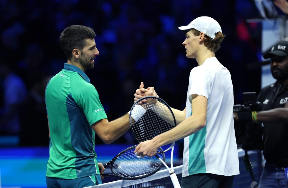 Novak Djokovic vs jannik sinner