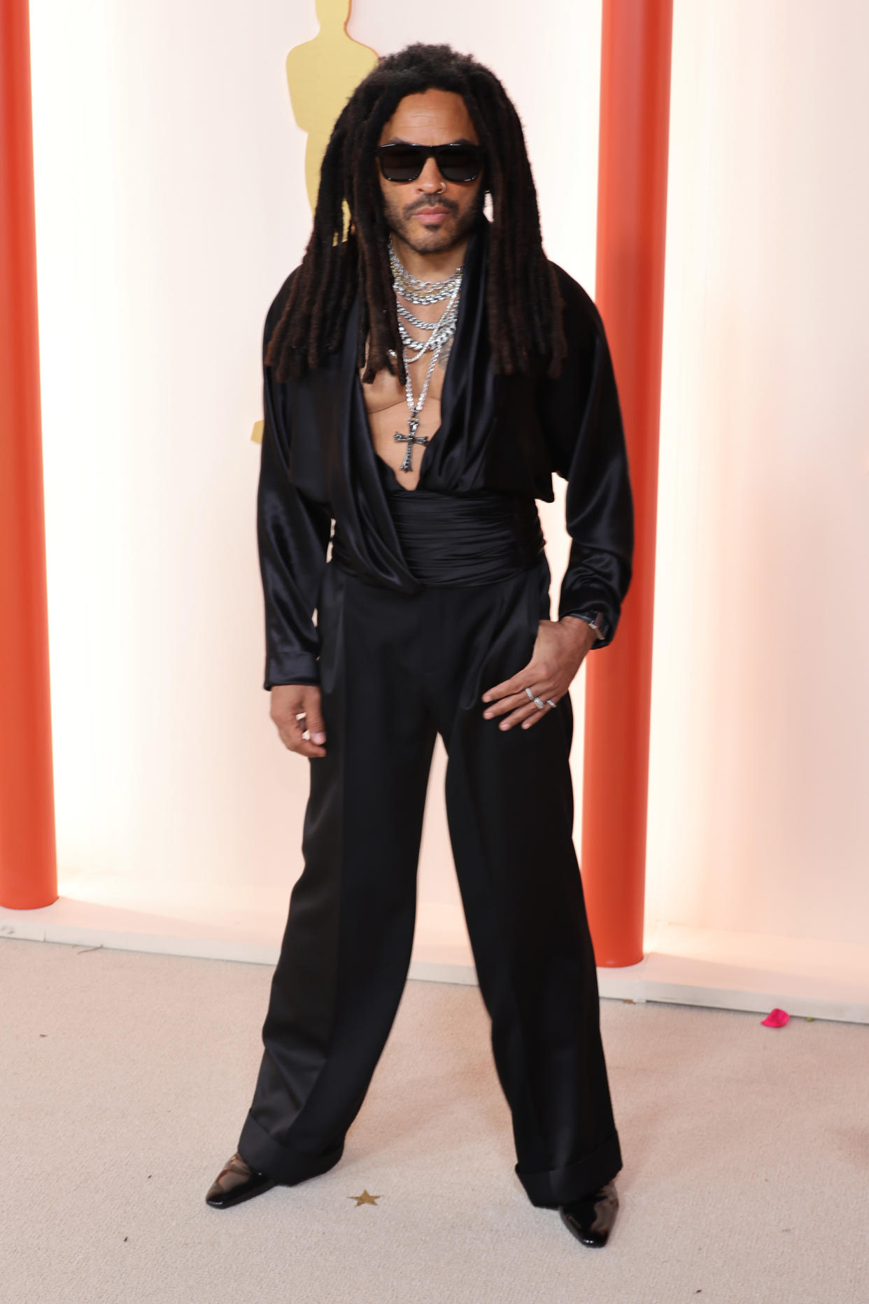 HOLLYWOOD, CALIFORNIA - MARCH 12: Lenny Kravitz attends the 95th Annual Academy Awards on March 12, 2023 in Hollywood, California. (Photo by Kayla Oaddams/WireImage )