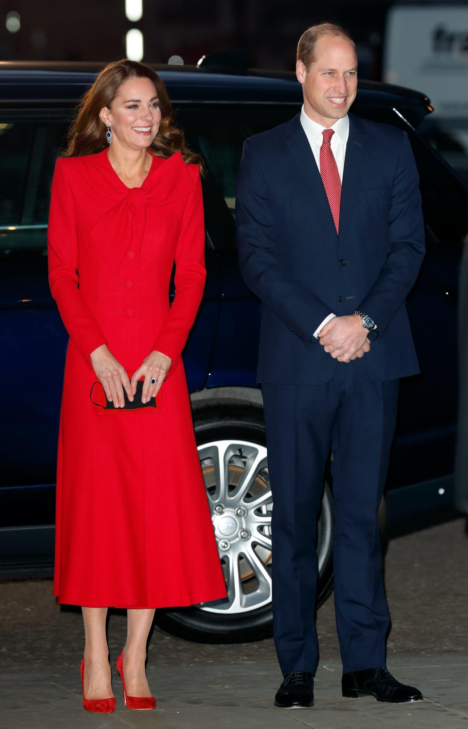 Kate Middleton and Prince William in December 2021.