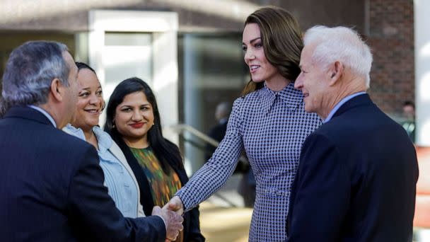 PHOTO: Kate Middleton, Princess of Wales visits the Center on the Developing Child at Harvard University in Cambridge, Dec. 2, 2022. (CJ Gunther/Reuters)