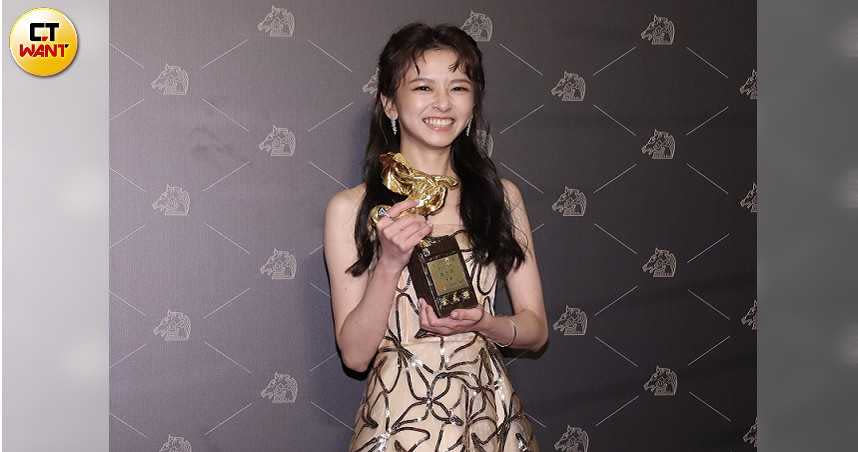 陳姸霏以《無聲》拿下「最佳新演員獎」。（圖／攝影組，下同）