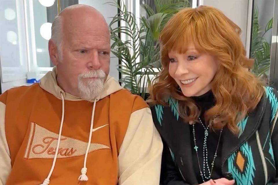 Reba McEntire Jokes That Rex Linn 'Wants to Bet' on Her Super Bowl