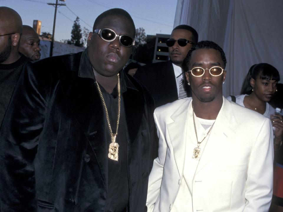 Christopher "Notorious B.I.G." Wallace and Sean "P. Diddy" Combs.