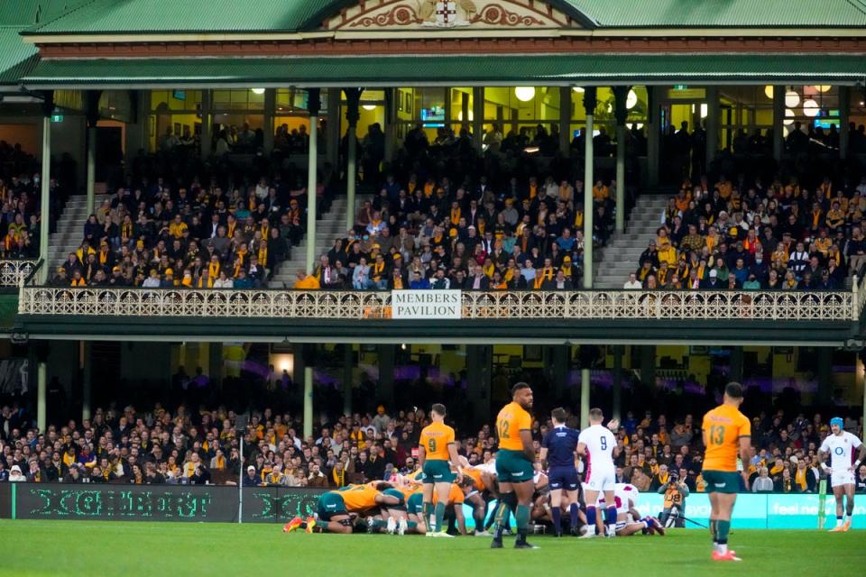 Rugby Australia condemned the behaviour of fans at the weekend game (Mark Baker/AP) (AP)