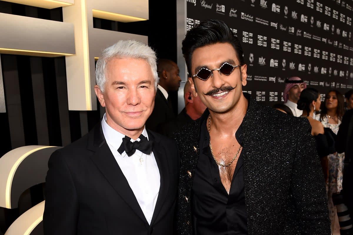 Baz Luhrmann and Ranveer Singh (Getty Images for The Red Sea International Film Festival)