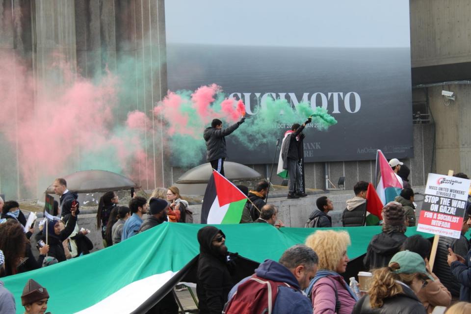 London has seen pro-Palestine marches each weekend since the 7 October Hamas attack and Israeli bombardment of Gaza (Anadolu via Getty Images)