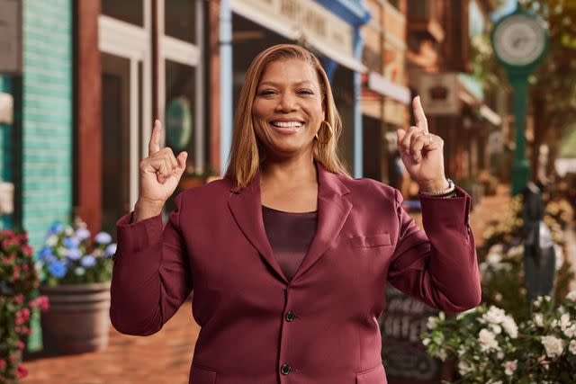 <p>Courtesy of Lenovo</p> Queen Latifah for Lenovo Evolve Small initiative