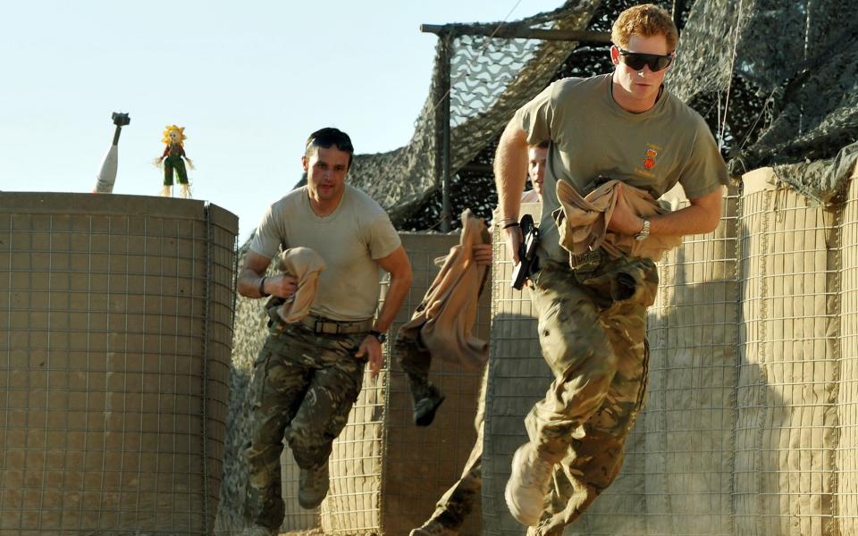 Prince Harry racing to scramble his Apache - PA