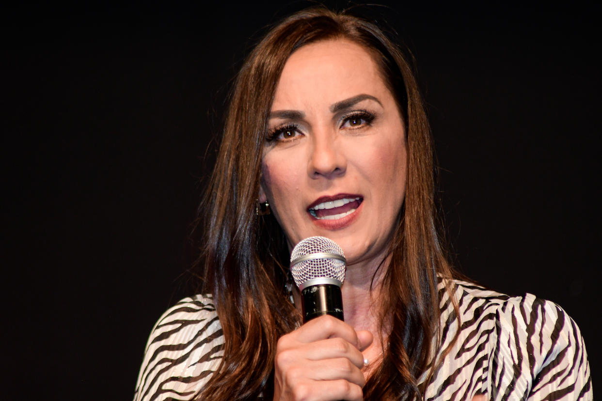 Consuelo Duval, una actriz que habla del alcoholismo y la sobriedad desde su testimonio. (Photo by Jaime Nogales/Medios y Media/Getty Images)